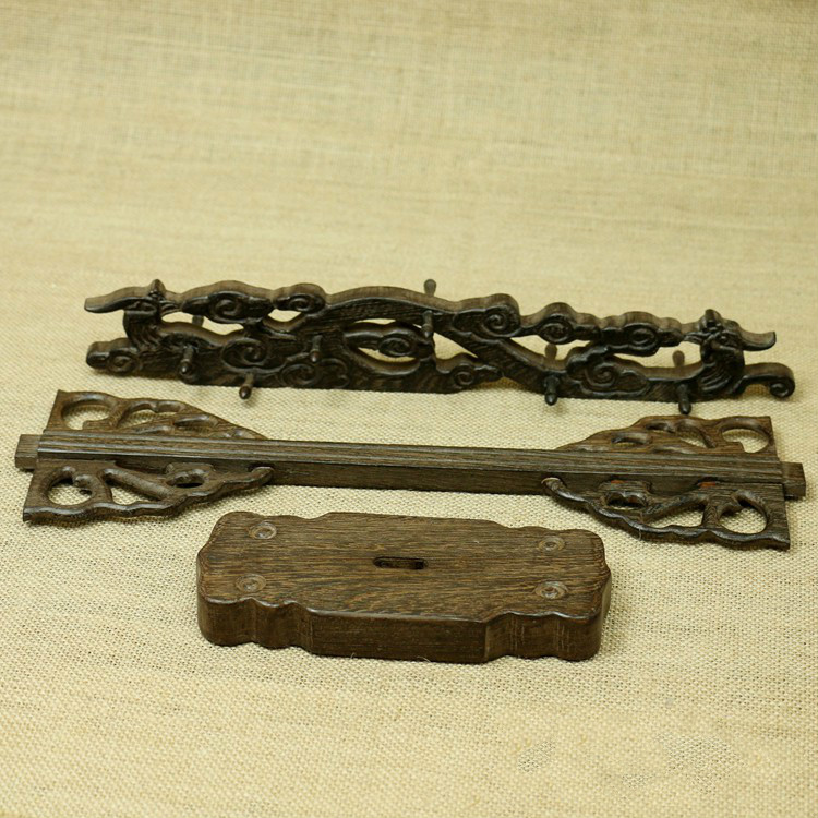 全天然雞翅木筆架，樸實精致筆架圖片