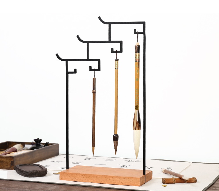 鐵藝微風(fēng)筆架，家佳樂(lè)文學(xué)極簡(jiǎn)筆架圖片