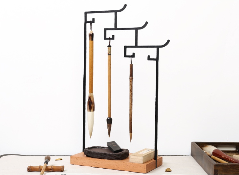 鐵藝微風(fēng)筆架，家佳樂(lè)文學(xué)極簡(jiǎn)筆架圖片