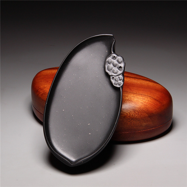 歙硯樸實硯臺，滑不拒筆中國硯臺