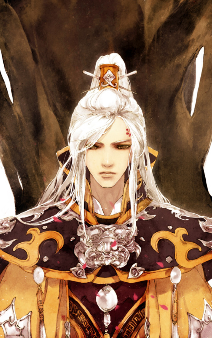 古風(fēng)精美插畫，細(xì)膩精品手繪插畫