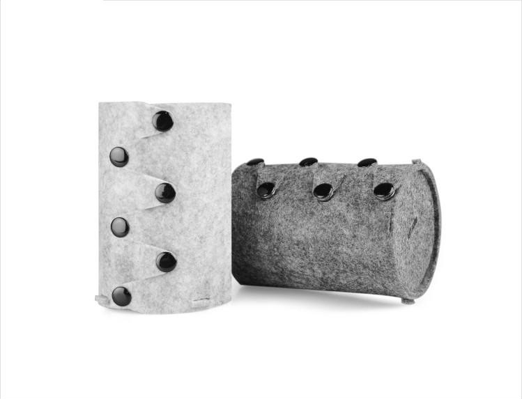 簡易實用羊毛氈筆筒，創(chuàng)意環(huán)保筆筒