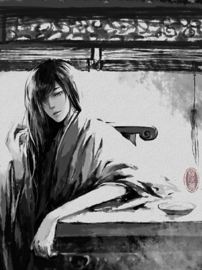 精美古風(fēng)服飾插畫，家佳樂文學(xué)手繪插畫