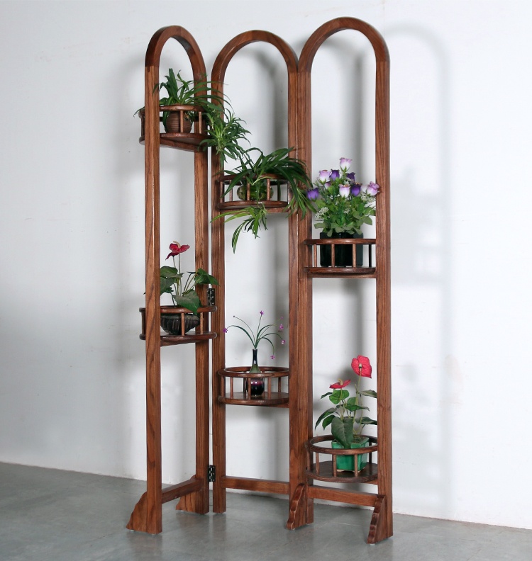 簡約花藝雅韻屏風(fēng)，百搭中式屏風(fēng)