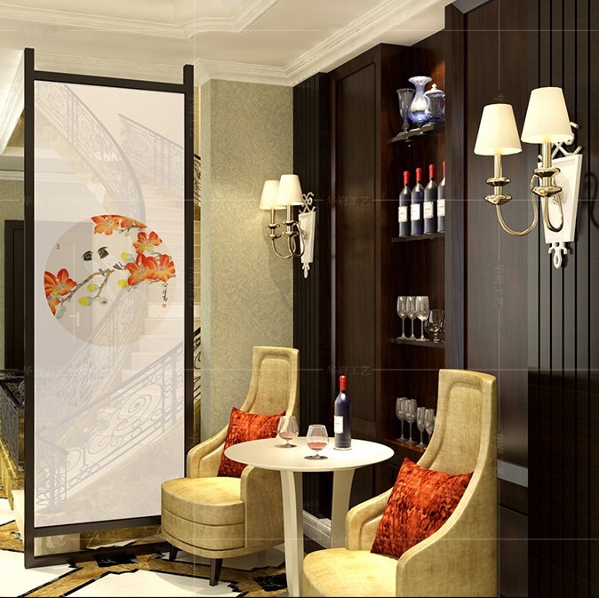 隔斷裝飾屏風(fēng)，精致中式屏風(fēng)