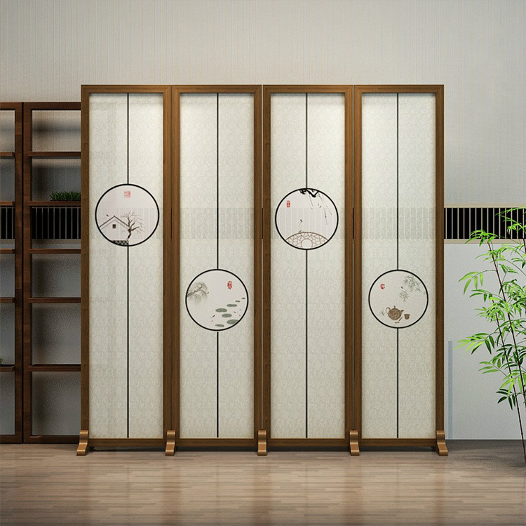 憶江南雅韻屏風(fēng)，愜意雅致中式屏風(fēng)