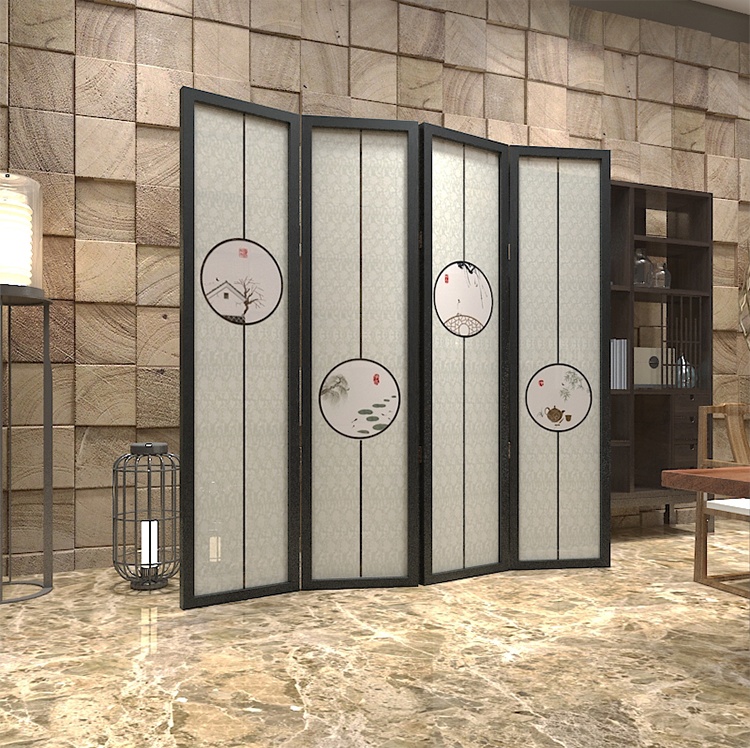 憶江南雅韻屏風(fēng)，愜意雅致中式屏風(fēng)