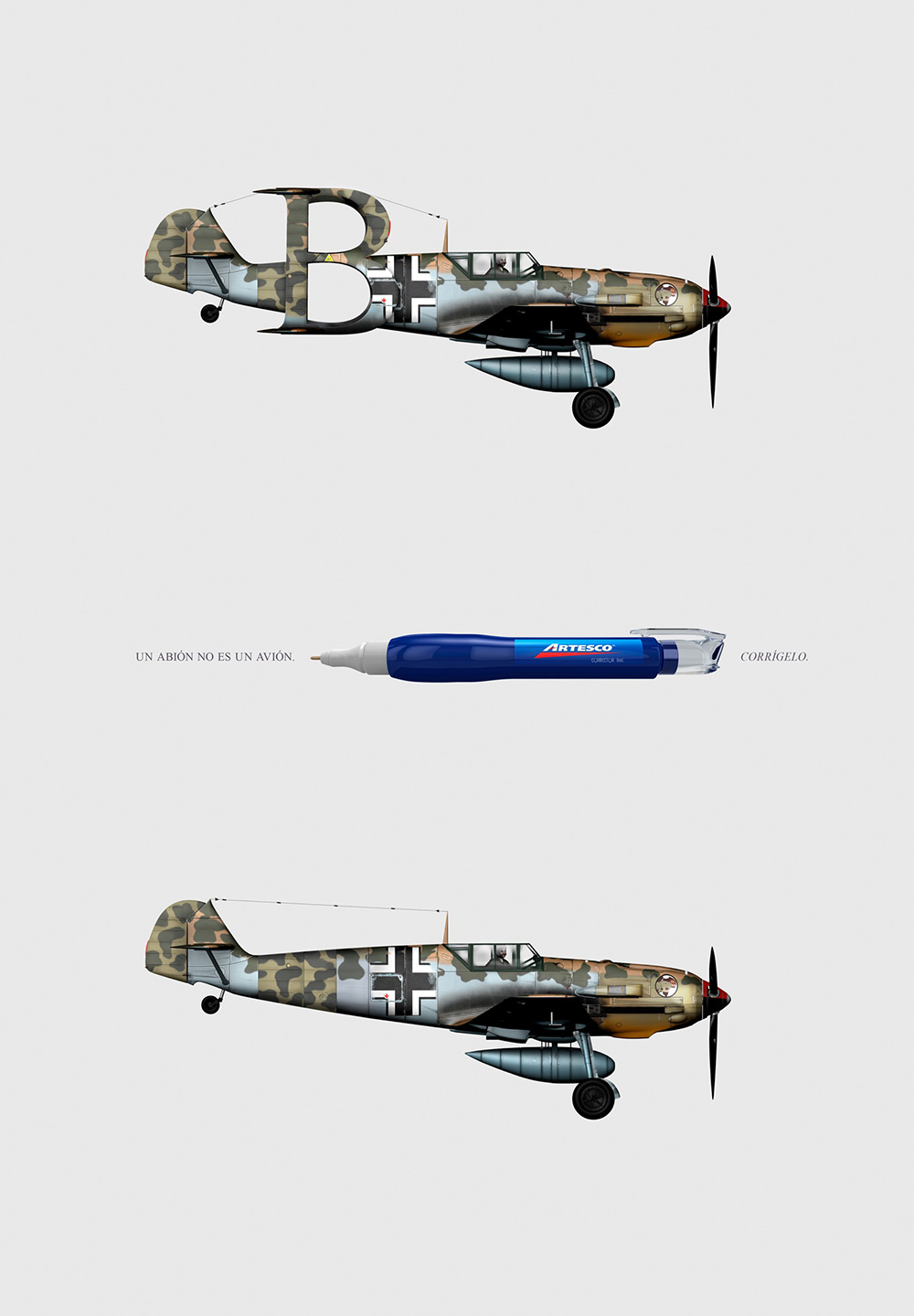 極簡腦洞大開海報(bào)，辦公用品海報(bào)設(shè)計(jì)