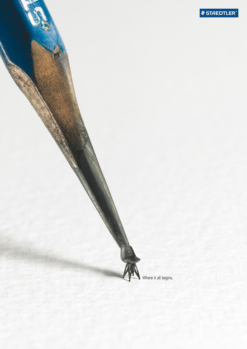 極簡腦洞大開海報(bào)，辦公用品海報(bào)設(shè)計(jì)