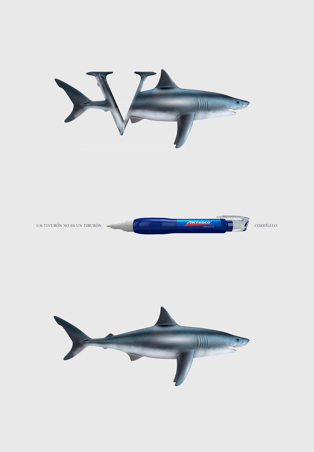 極簡腦洞大開海報(bào)，辦公用品海報(bào)設(shè)計(jì)