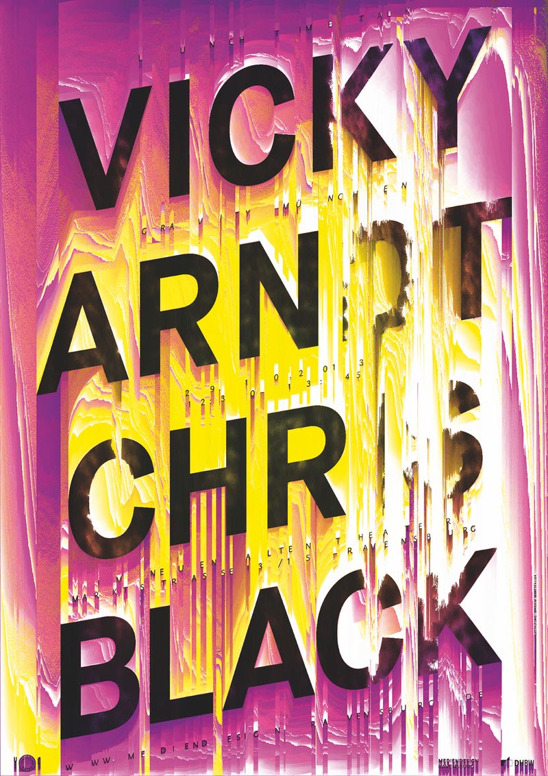 視覺沖擊海報，三維視角海報設計