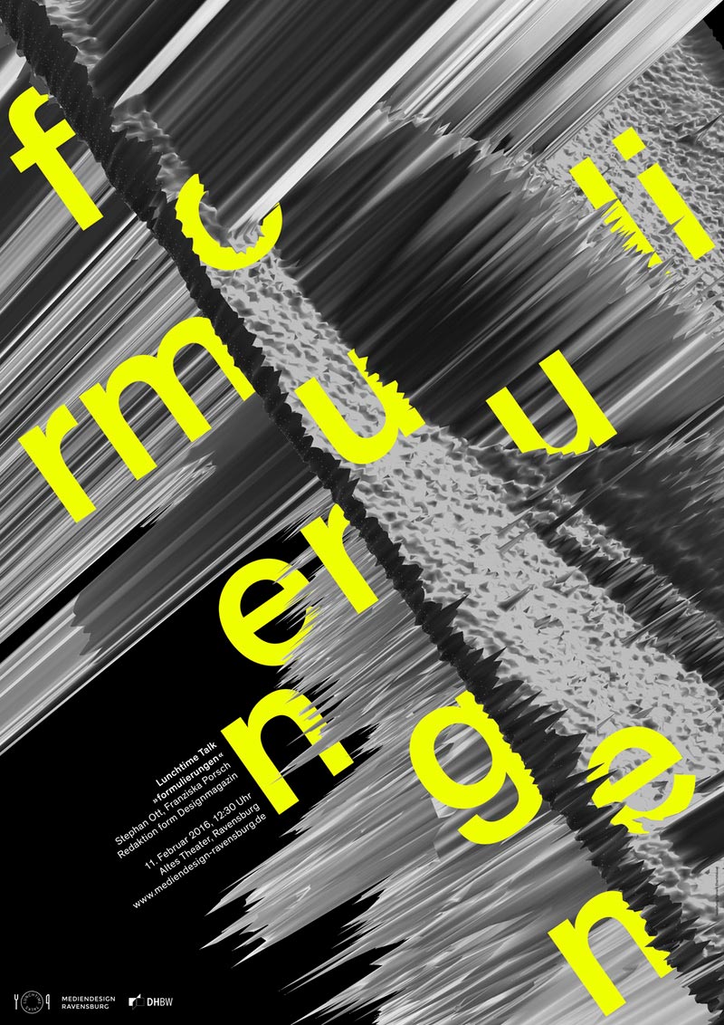 視覺沖擊海報，三維視角海報設計