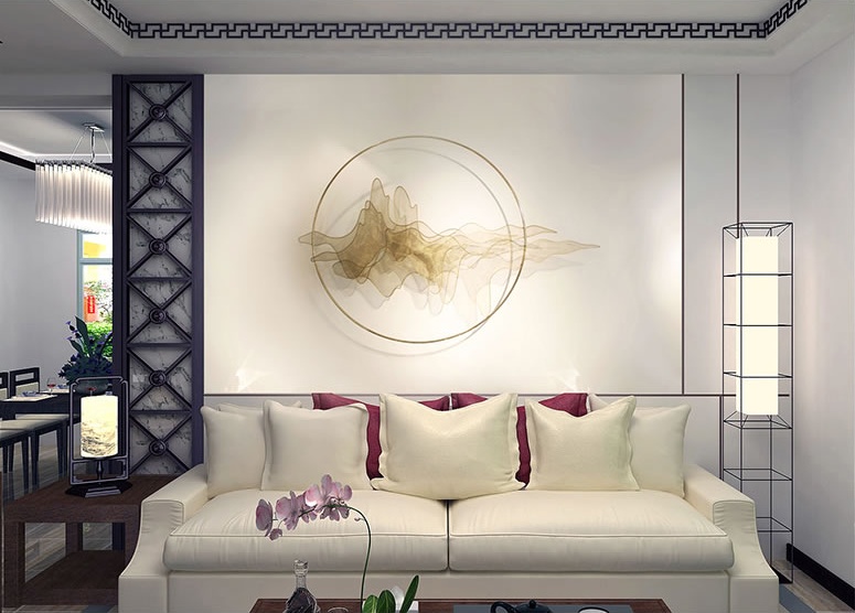 天水一色簡(jiǎn)約工藝品，精美華貴壁掛裝飾工藝品