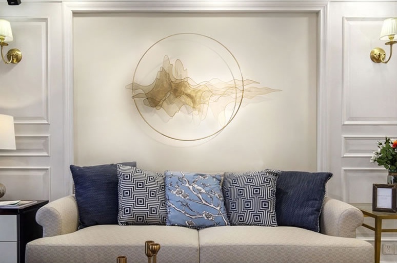 天水一色簡(jiǎn)約工藝品，精美華貴壁掛裝飾工藝品