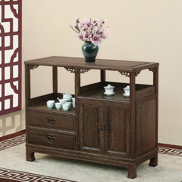 明清古典雞翅木柜子，中式仿古實(shí)木原木儲(chǔ)物柜