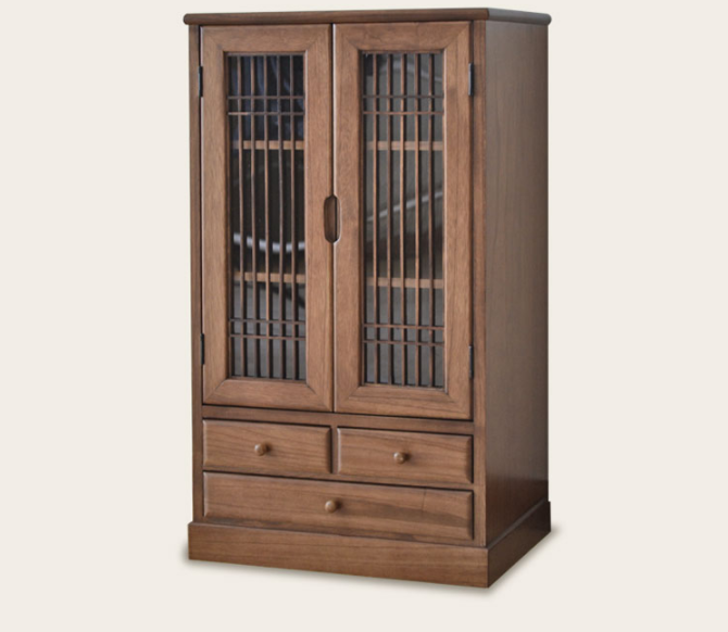 新中式仿古家具儲物柜子，復(fù)古明清實木和風(fēng)柜