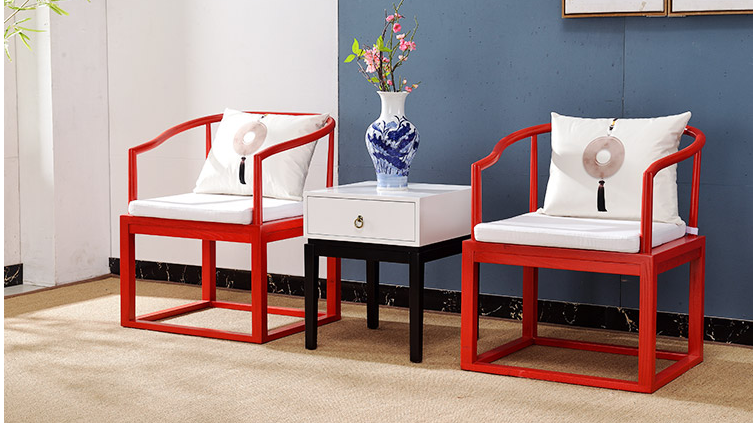 仿古太師椅，實(shí)木中式官帽椅子