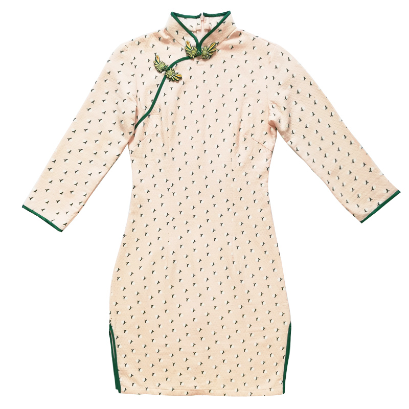 四款別樣小清新旗袍，甜美文藝家佳樂文學旗袍