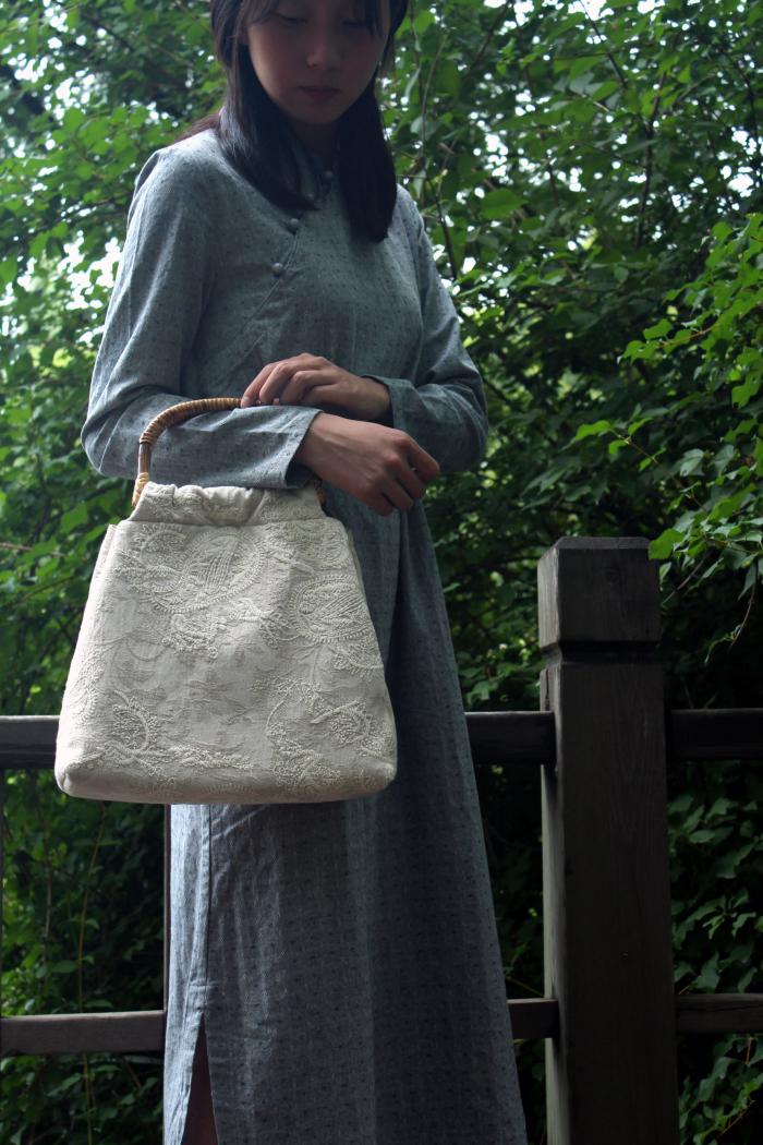 清新脫俗手工包，家佳樂文學(xué)刺繡手工包包