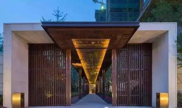 100個(gè)新中式入口，中國新中式建筑的精髓