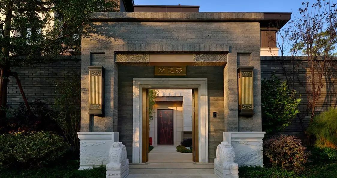 100個(gè)新中式入口，中國新中式建筑的精髓