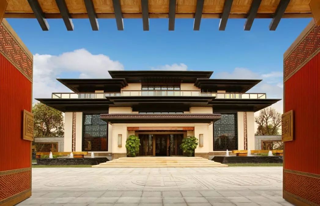 100個(gè)新中式入口，中國(guó)新中式建筑的精髓