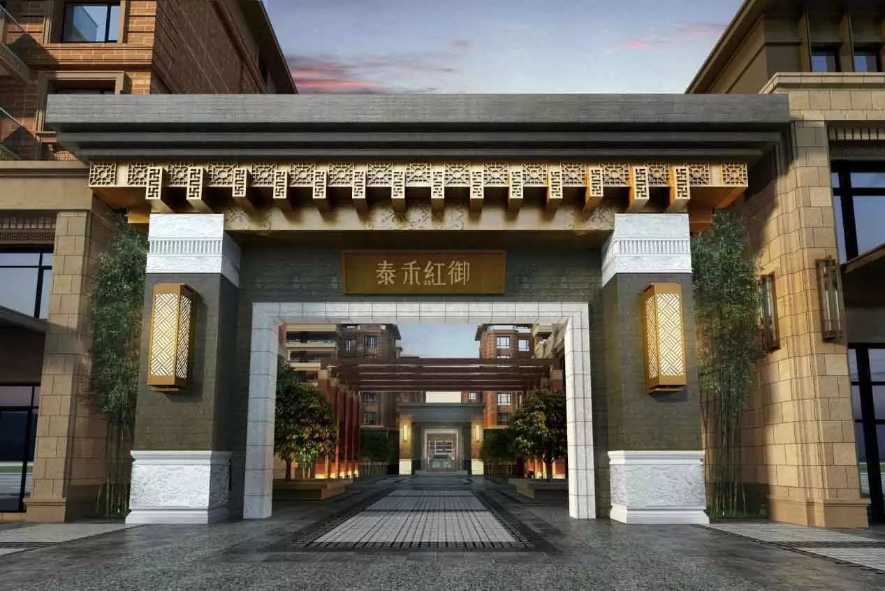 100個(gè)新中式入口，中國(guó)新中式建筑的精髓