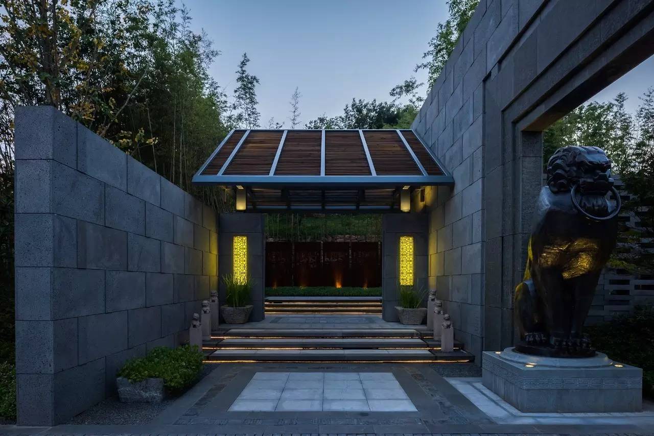 100個(gè)新中式入口，中國(guó)新中式建筑的精髓