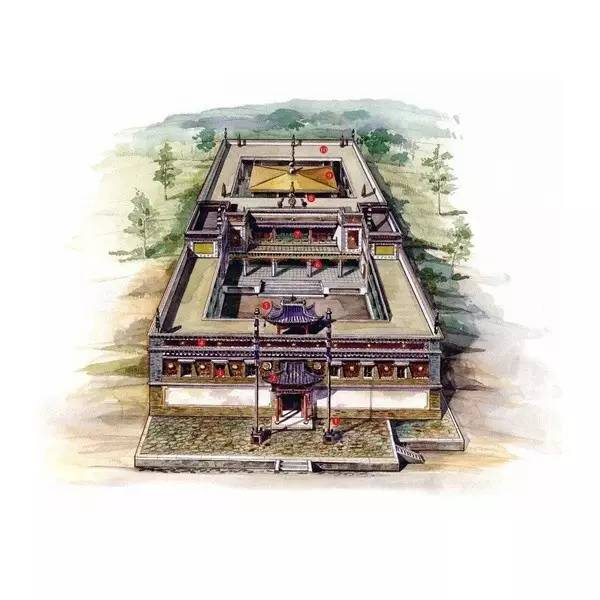 穿墻透壁，手繪中國(guó)古代經(jīng)典古建筑