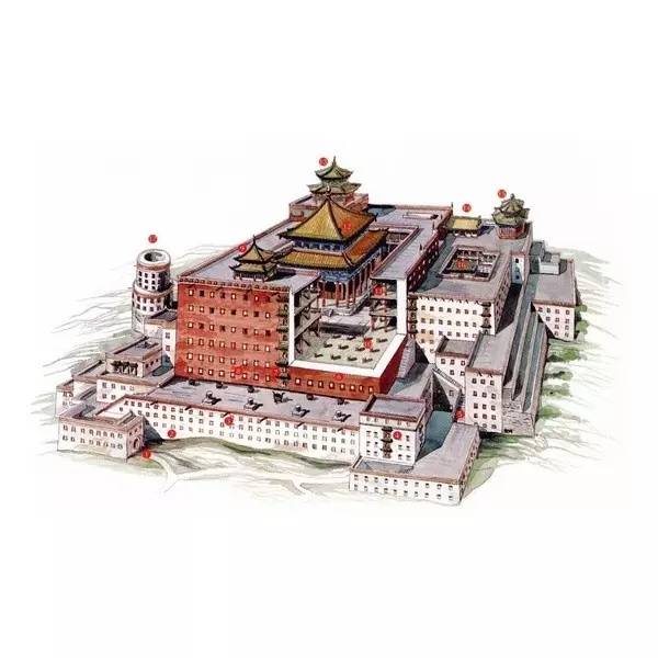 穿墻透壁，手繪中國(guó)古代經(jīng)典古建筑