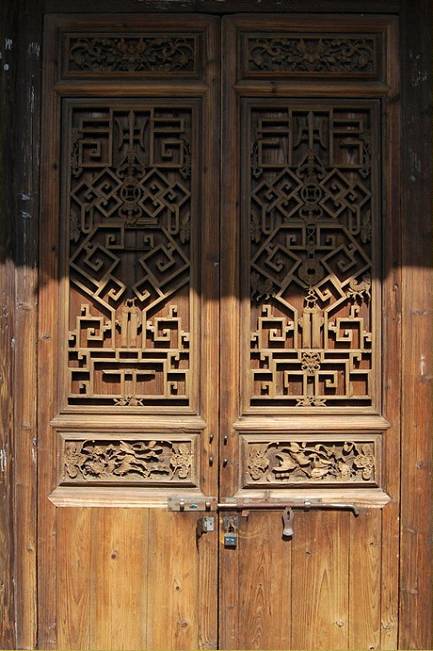 古建筑的眼睛，花樣隔窗