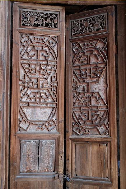 古建筑的眼睛，花樣隔窗