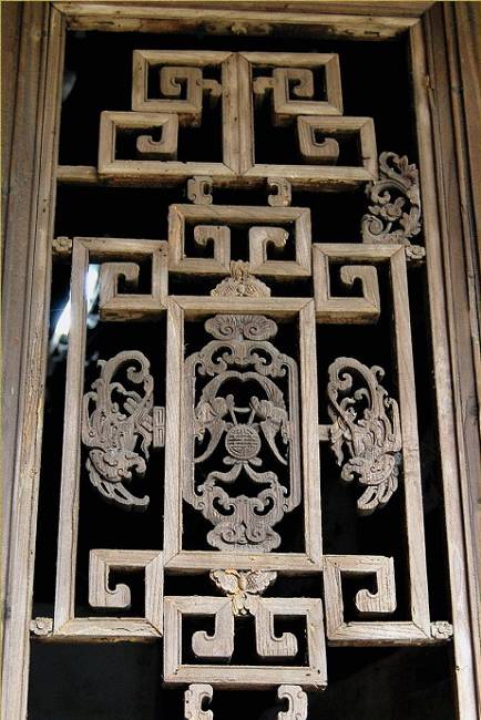 古建筑的眼睛，花樣隔窗