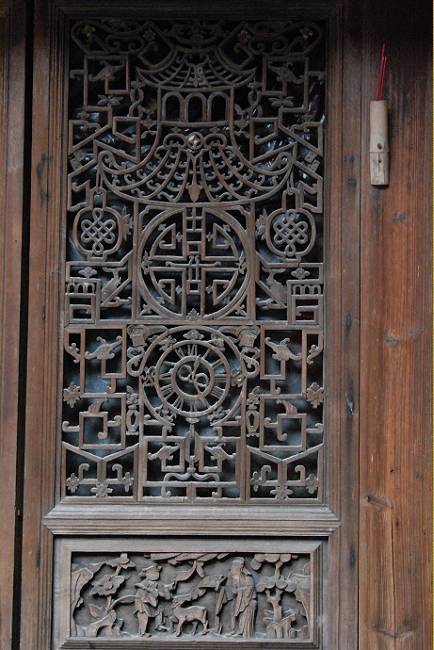 古建筑的眼睛，花樣隔窗