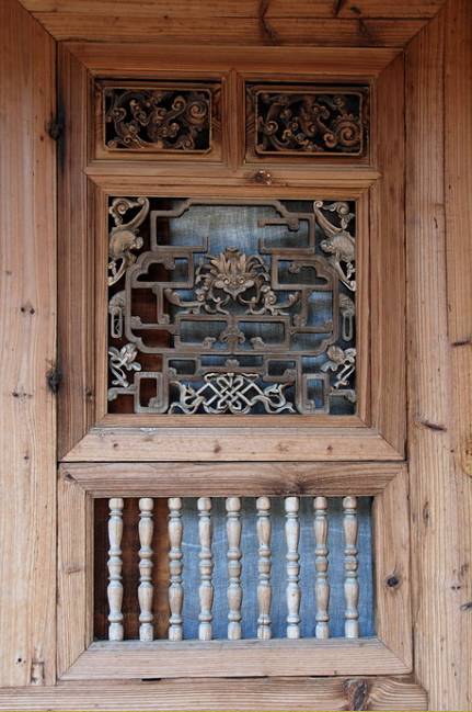 古建筑的眼睛，花樣隔窗