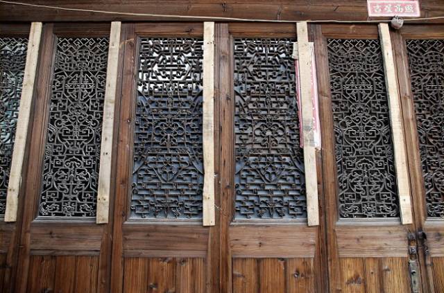 古建筑的眼睛，花樣隔窗
