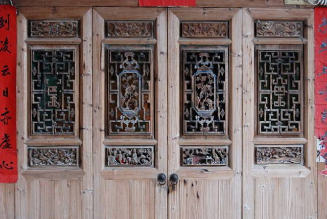 古建筑的眼睛，花樣隔窗