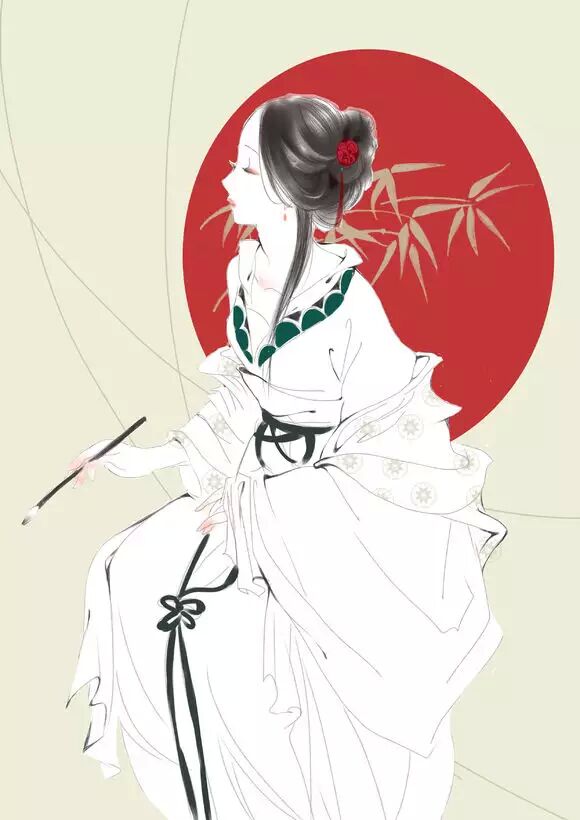 唯美古風圖片:寒月退霜風滿樓，夜靜人幽滿腔愁