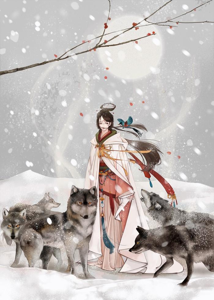 唯美古風(fēng)圖片：一句君無戲言，妾等百年