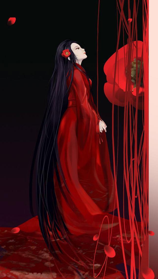 6款霸氣唯美古風(fēng)圖片：紅衣女子，翩若驚鴻