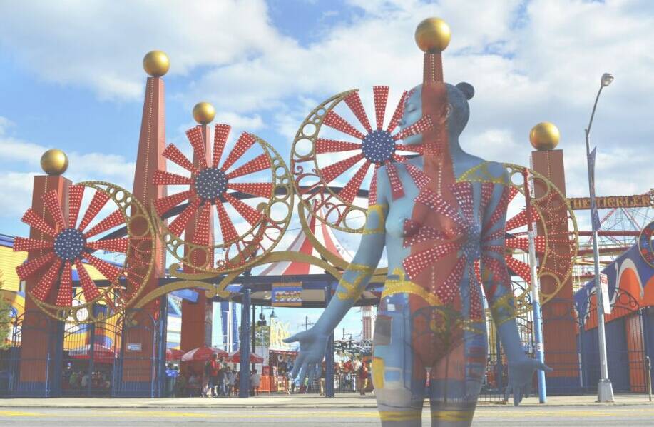 隱形的人體彩繪，異樣別致的彩繪