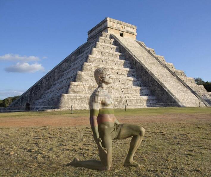 隱形的人體彩繪，異樣別致的彩繪