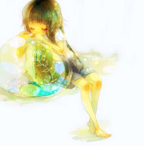 唯美女生插畫圖片，4款超萌小女生