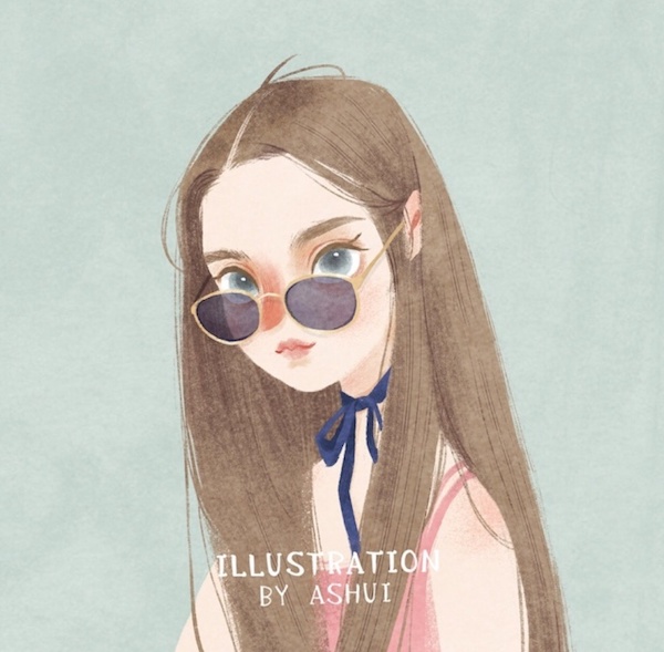 手繪插畫，適合做頭像的插畫