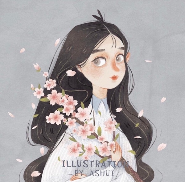 手繪插畫，適合做頭像的插畫