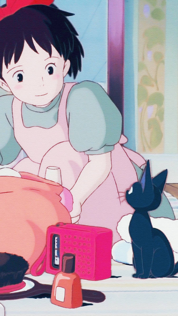 《魔女宅急便》，5款高清壁紙