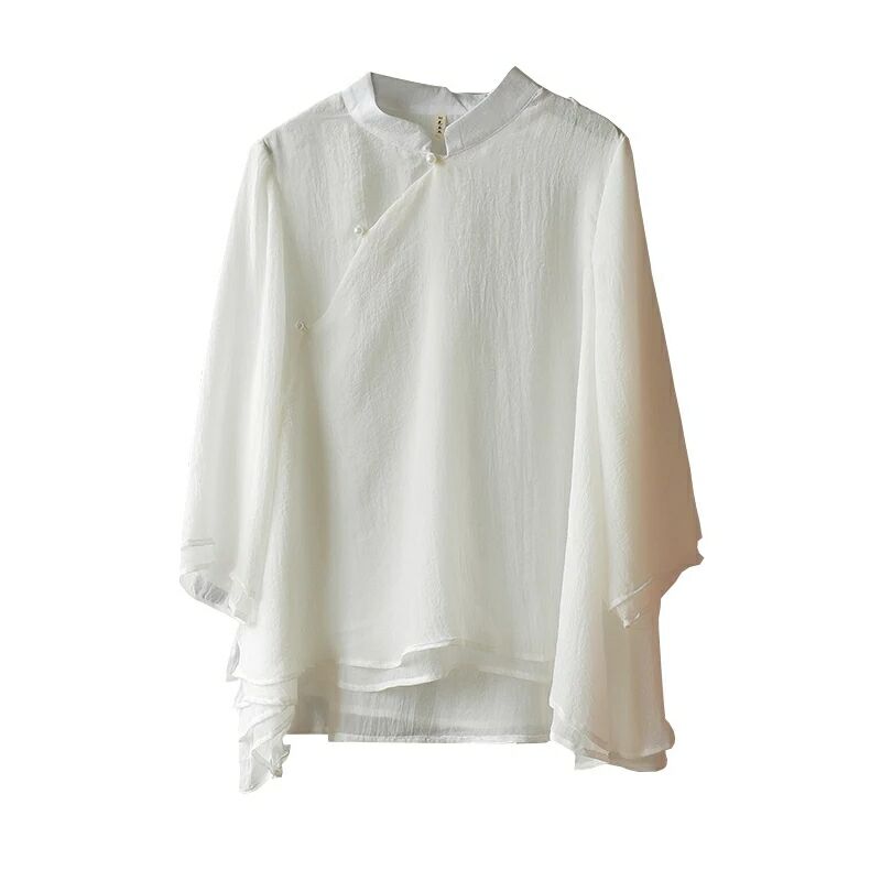 禪意文藝旗袍漢服，家佳樂文學(xué)禪服圖片