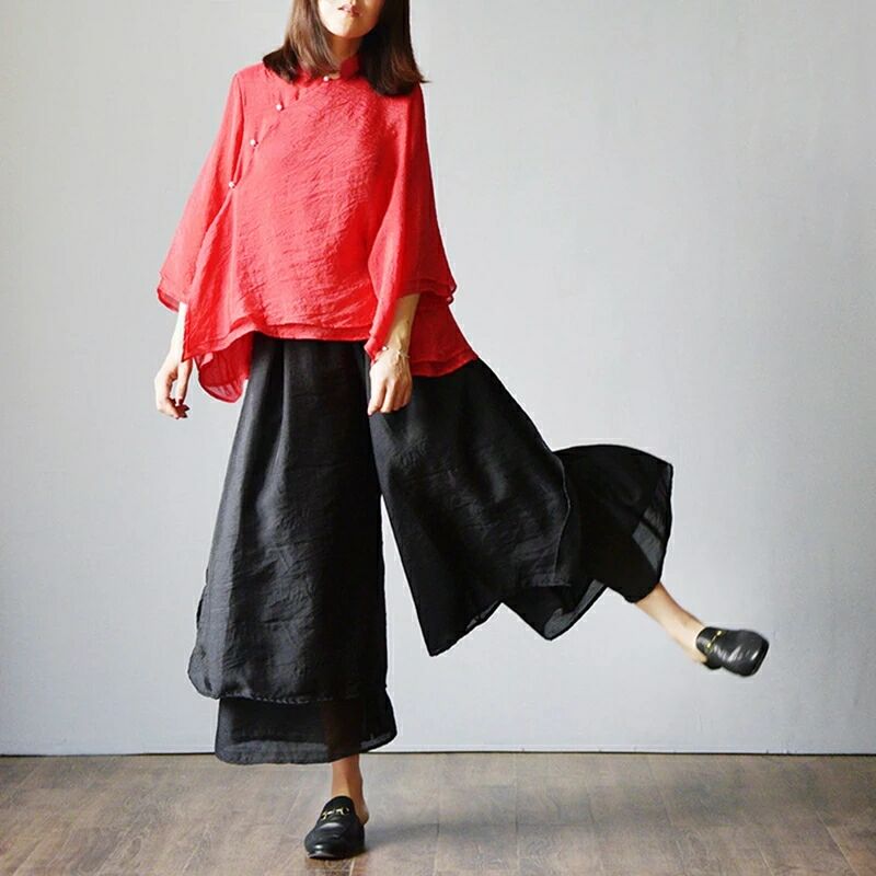 禪意文藝旗袍漢服，家佳樂文學(xué)禪服圖片