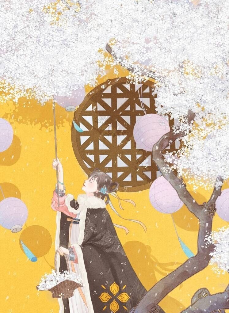 4款唯美古風(fēng)圖片：夢回曲水邊