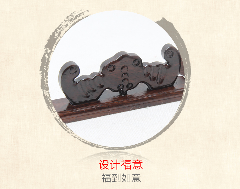 樸拙厚重，黑梓木蝙蝠筆架